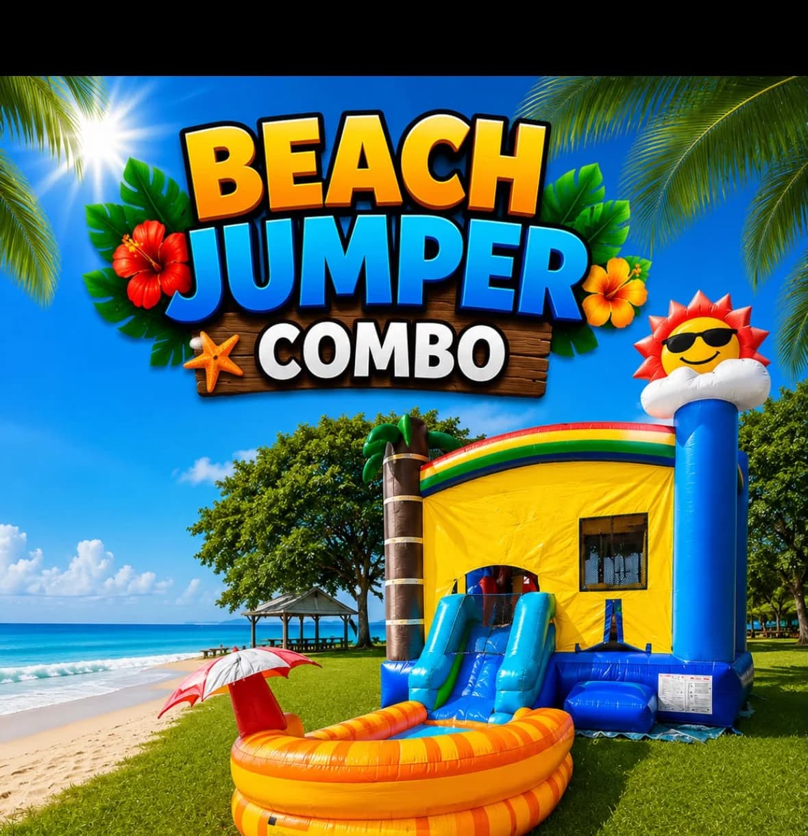 Beach Party Wet/Dry Combo promotional reference from Guam Cherry Rentals