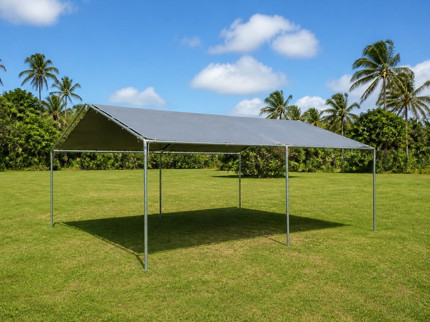 20 by 20 blue canopy rental from Guam Cherry Rentals