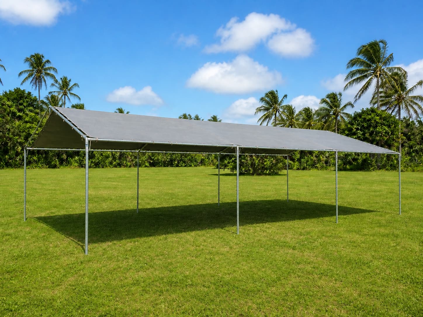 20 by 30 blue canopy rental from Guam Cherry Rentals